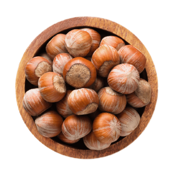 Haselnüsse mit Schale