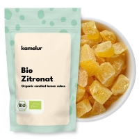 Bio Zitronat Würfel 250g