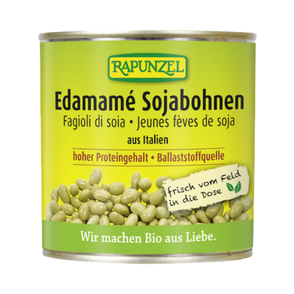 Sojabohnen Edamamé in der Dose