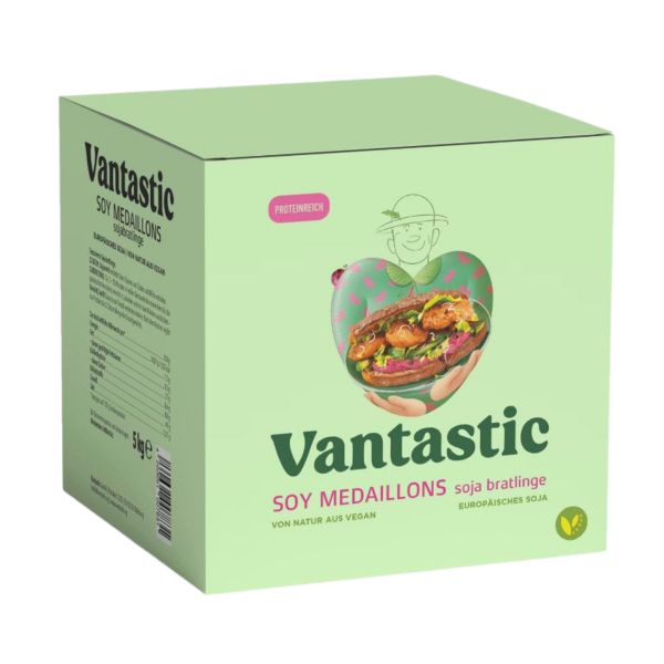 vantastic medaillons aus soja 5kg (vorratskarton)