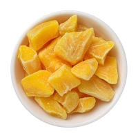 Bio Mangostücke gefriergetrocknet