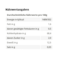 Bio Lasagne-Platten Vollkorn