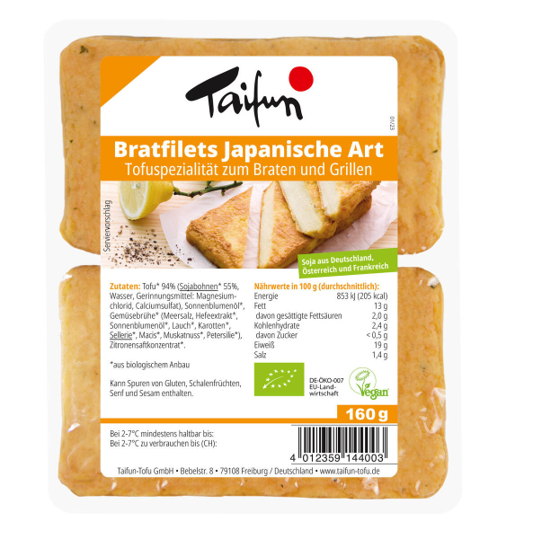 Taifun Bratfilets Japanische Art