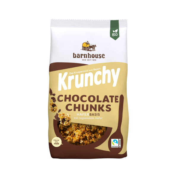 Barnhouse Krunchy Chocolate Chunks 500g 1x500g